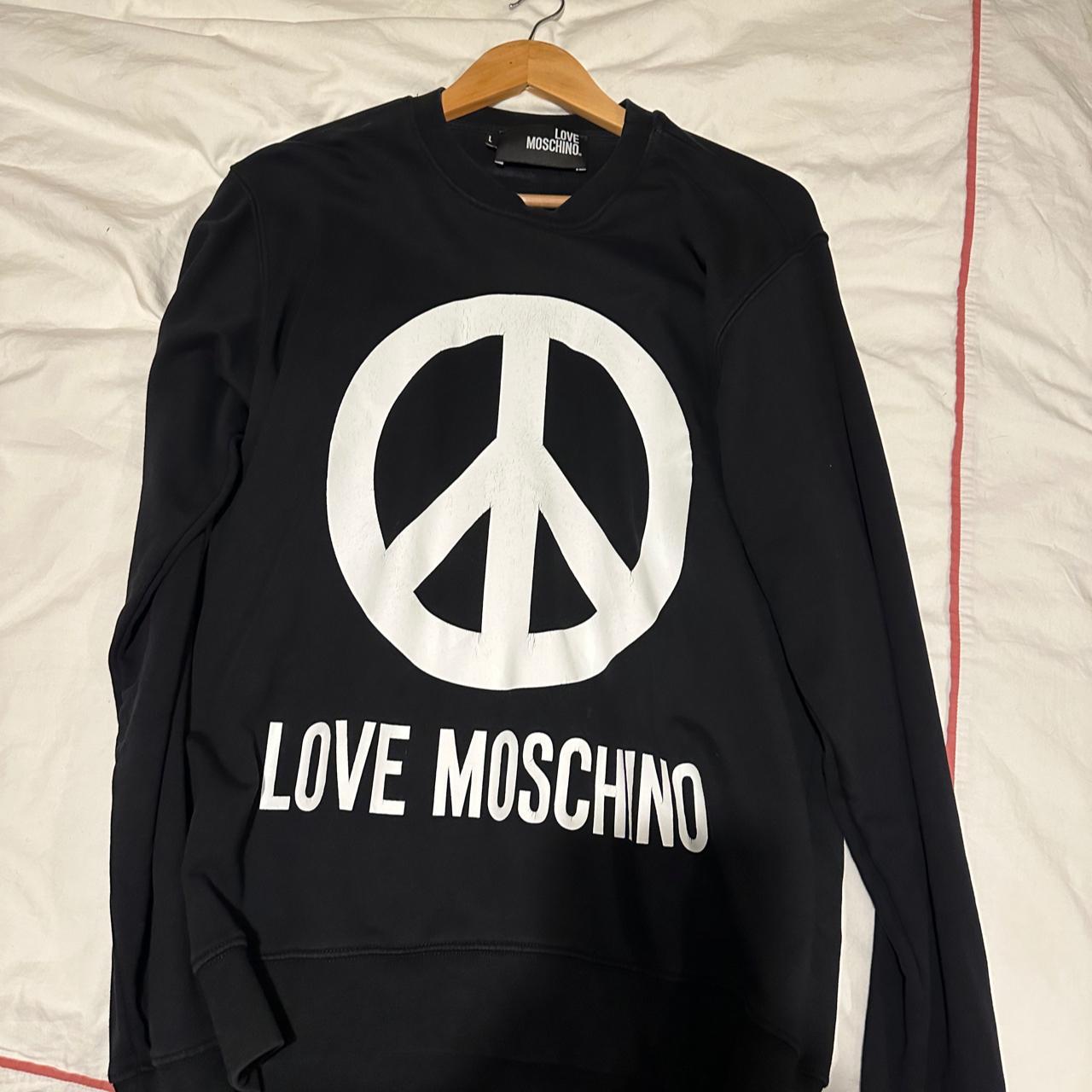 Moschino clearance peace jumper