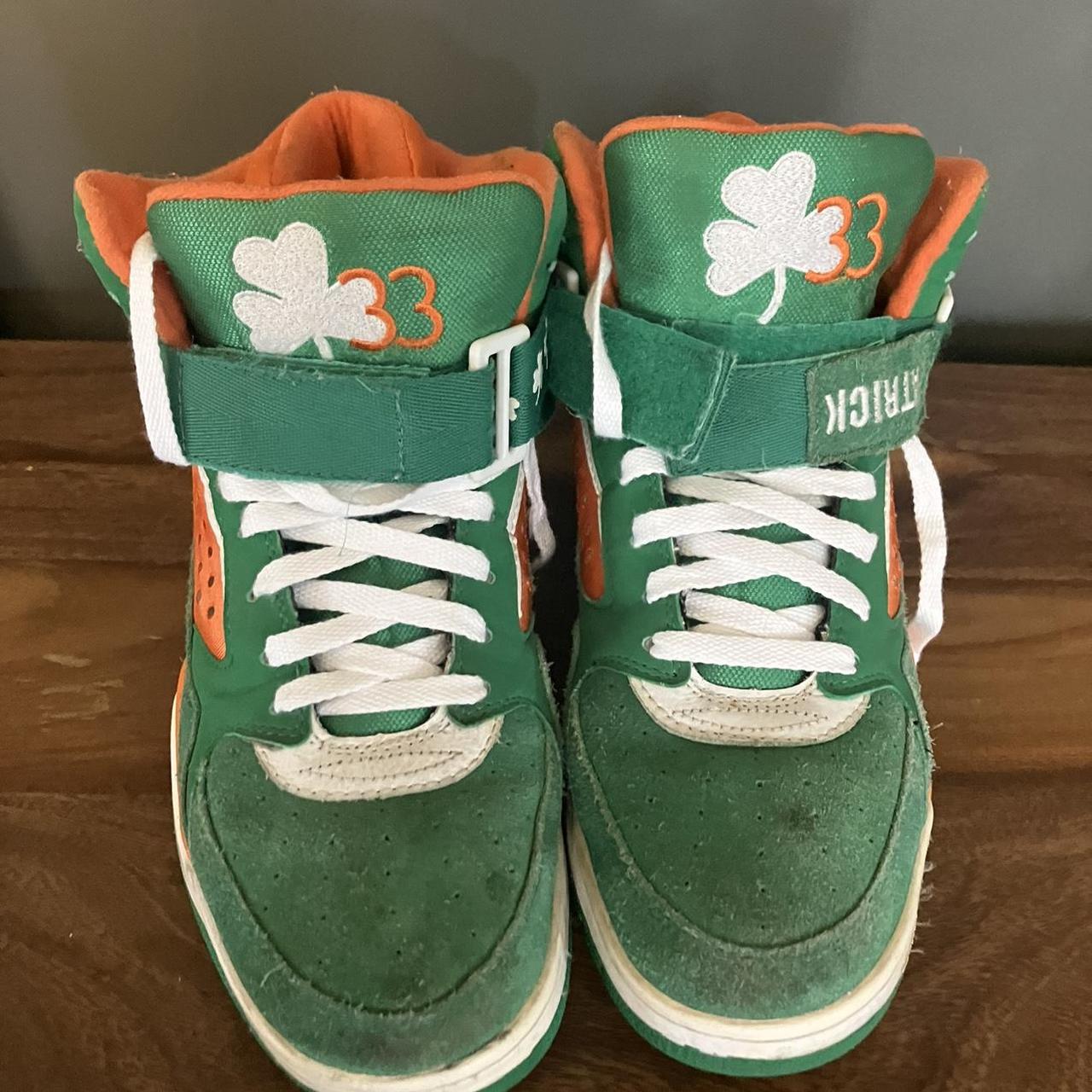 Patrick Ewing Saint Patricks orange green Depop