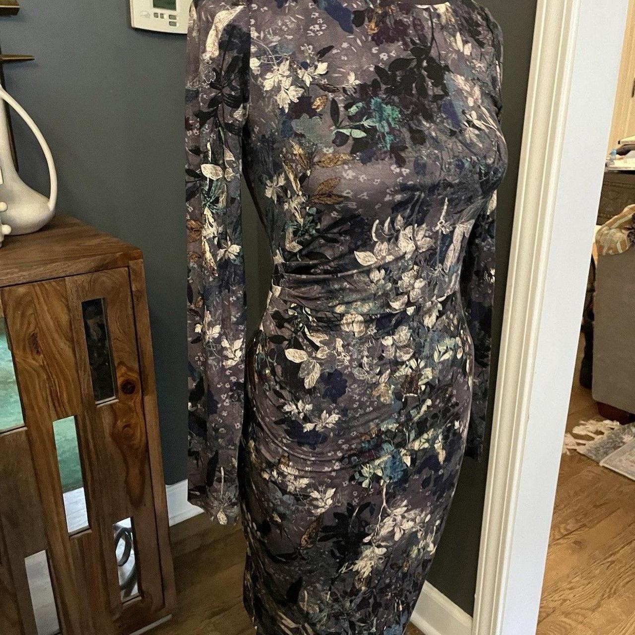 Source Unknown Women's Midi Dress - Multi - XS – … - image 1