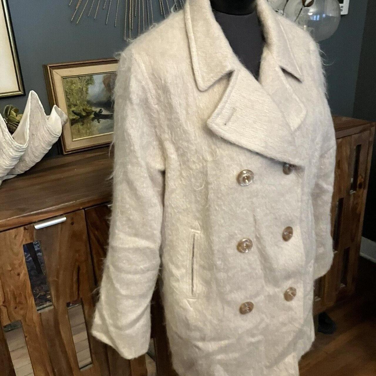 Source Unknown Women's Coat - Cream - 12 – Vintag… - image 4