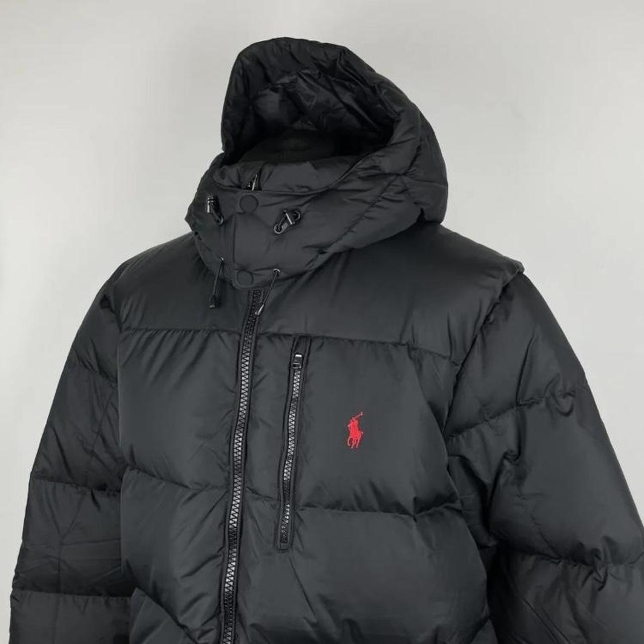 Polo Ralph Lauren BLACK Ripstop Down Fill Puffer... - Depop