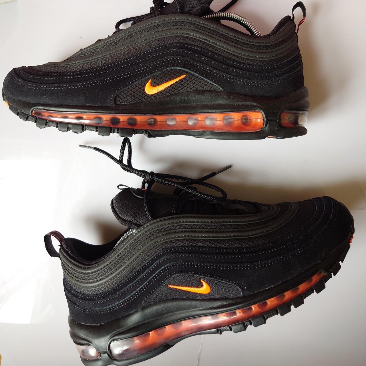 Nike air shops max 97 black hyper crimson