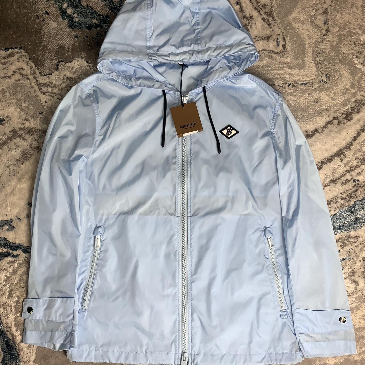 Burberry deals windbreaker blue