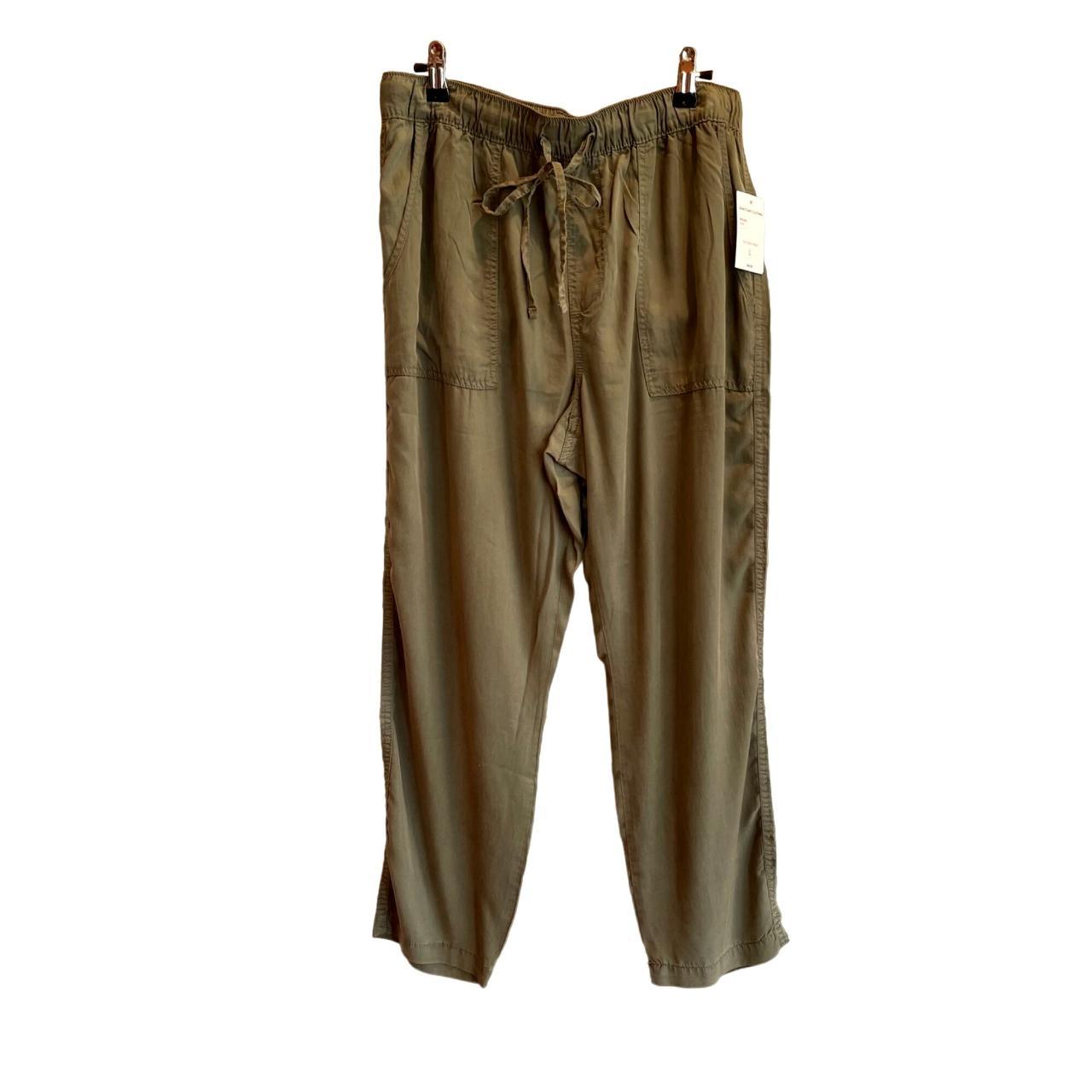 Sanctuary Go Easy Casual Flowy Olive Army Green Pant... - Depop