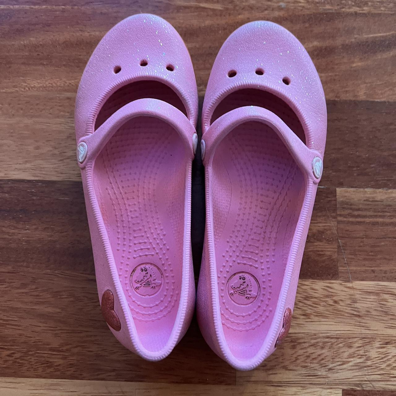 Girls Mary Jane Crocs size 12 #crocs #girlsshoes - Depop