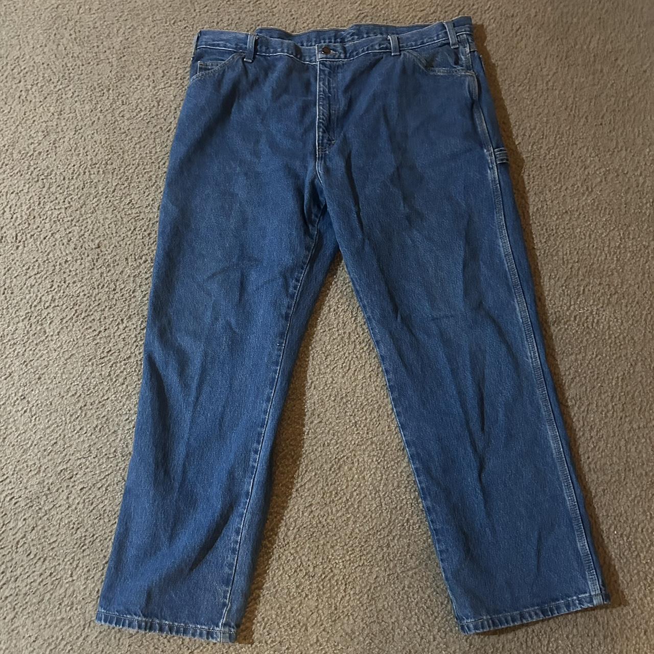 Dickie jeans 42/32 HMU if you wanna trade or throw a... - Depop