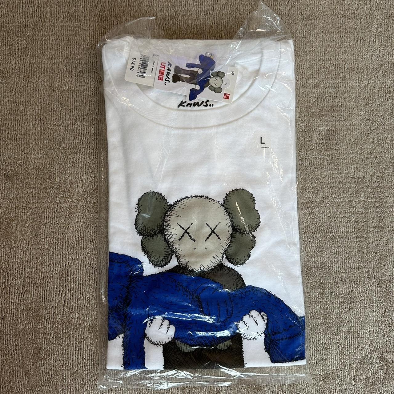 kaws x uniqlo gone tee white