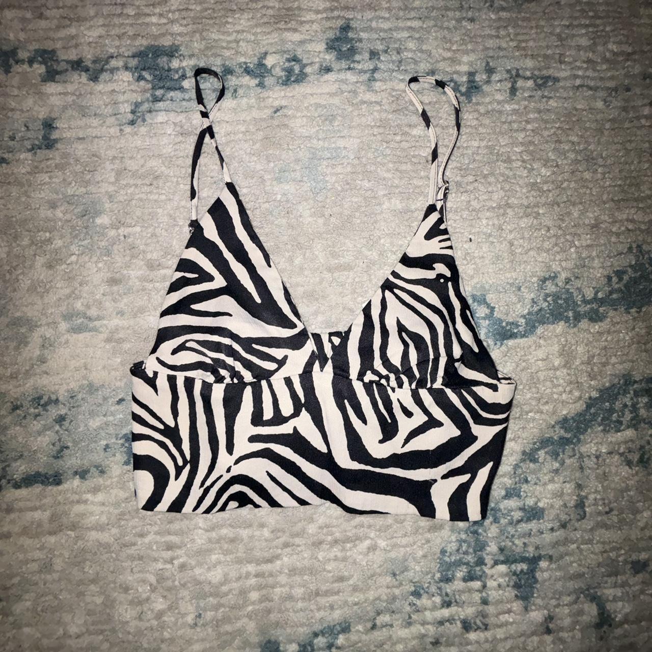 ZARA zebra print crop (perfect concert fit) Depop