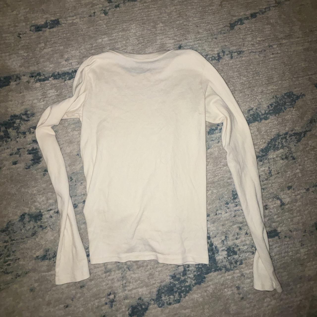 BRANDY MELVILLE White Long sleeve - Depop