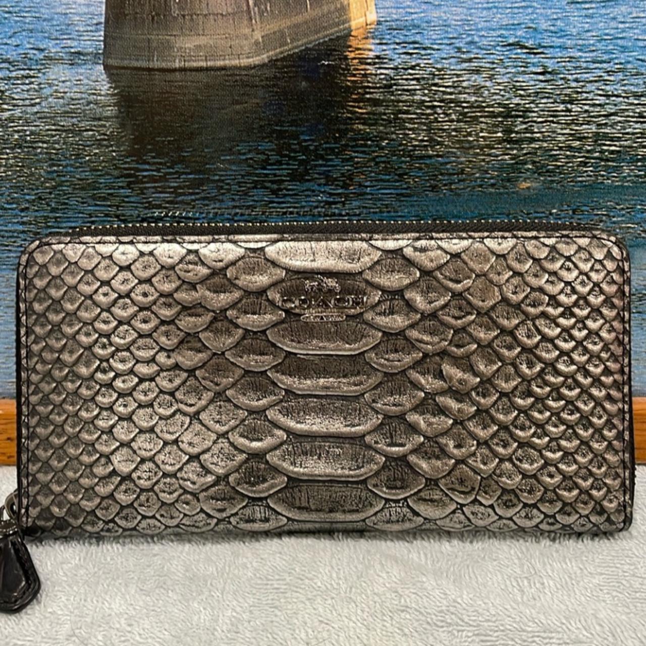 Coach outlet python wallet