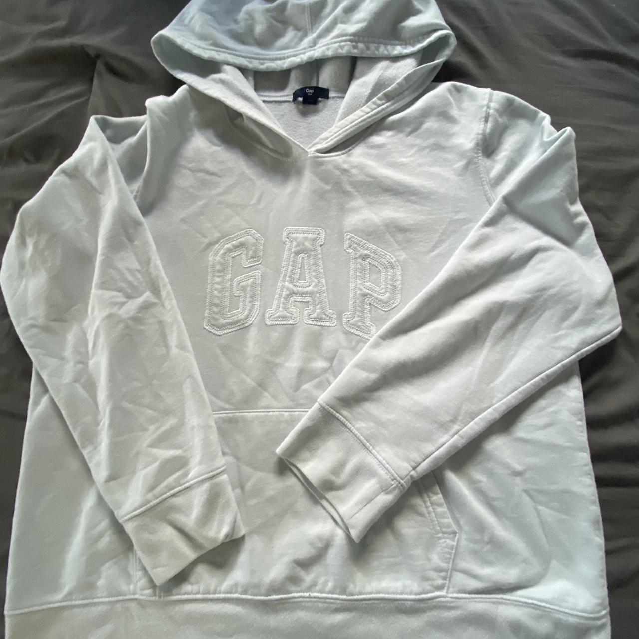 Baby blue gap hoodie size extra large kids Depop