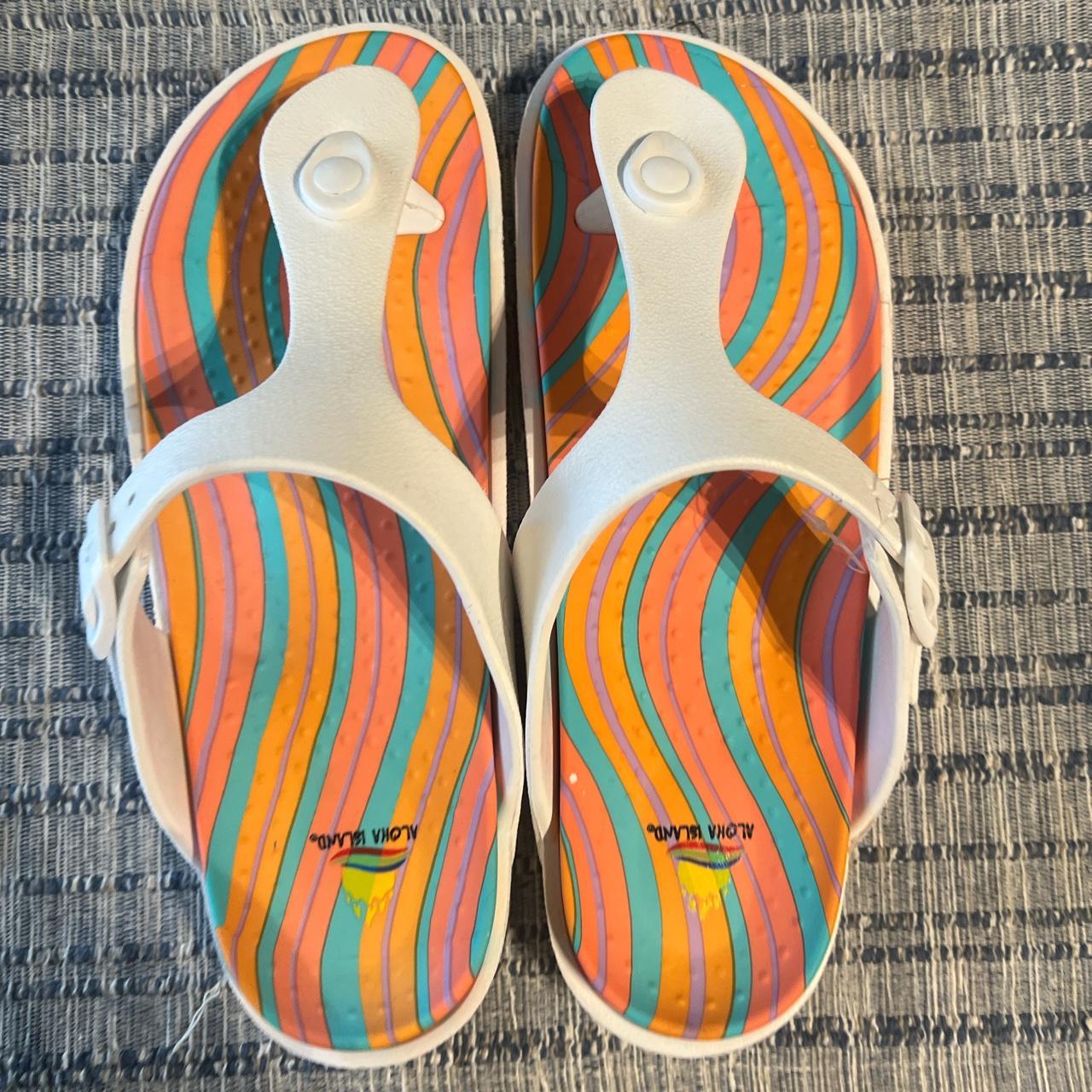 ALOHA ISLAND LADIES COLORFUL SANDALS SHOES SOFT Depop