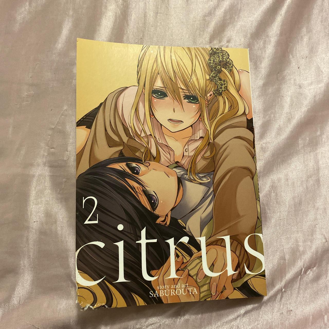 citrus volume 2 - water damage in the left corner of... - Depop