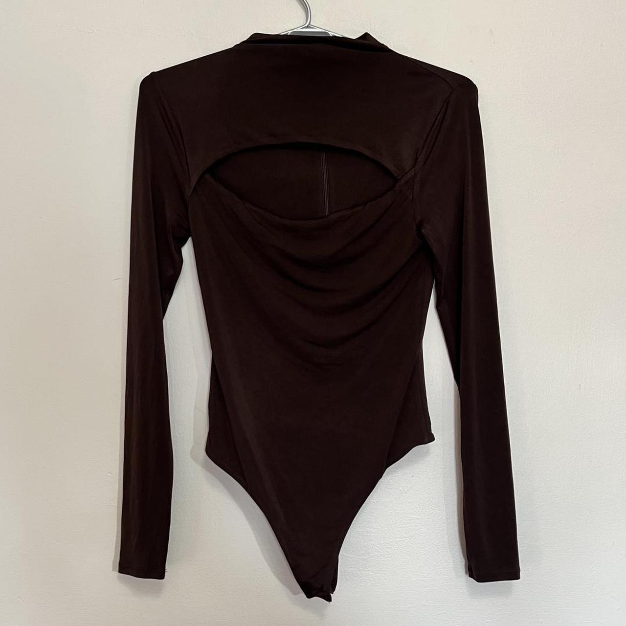 Lovers and friends brown bodysuit Size S - Depop