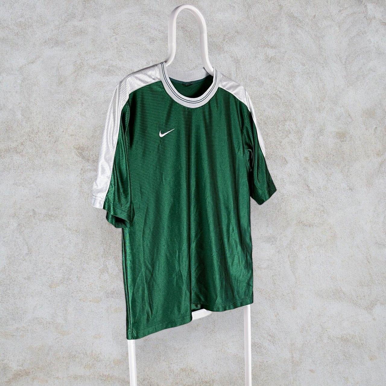 Vintage Green Nike T Shirt 90s 🏷 Size: - Fits... - Depop