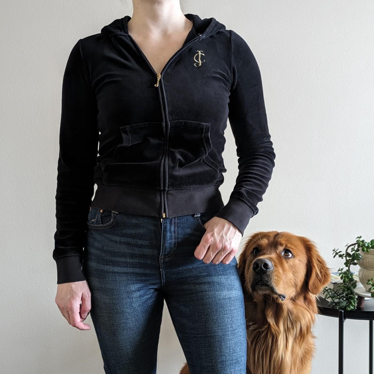 Juicy track jacket in black. Does it get any better... Depop