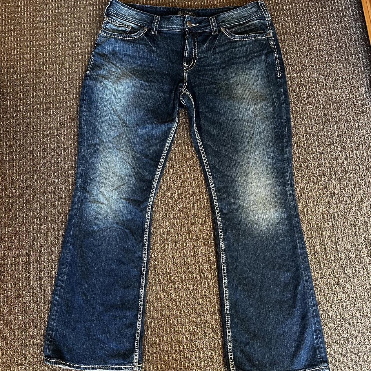Silver co sumo surplus men’s jeans 40 width Length 32 - Depop