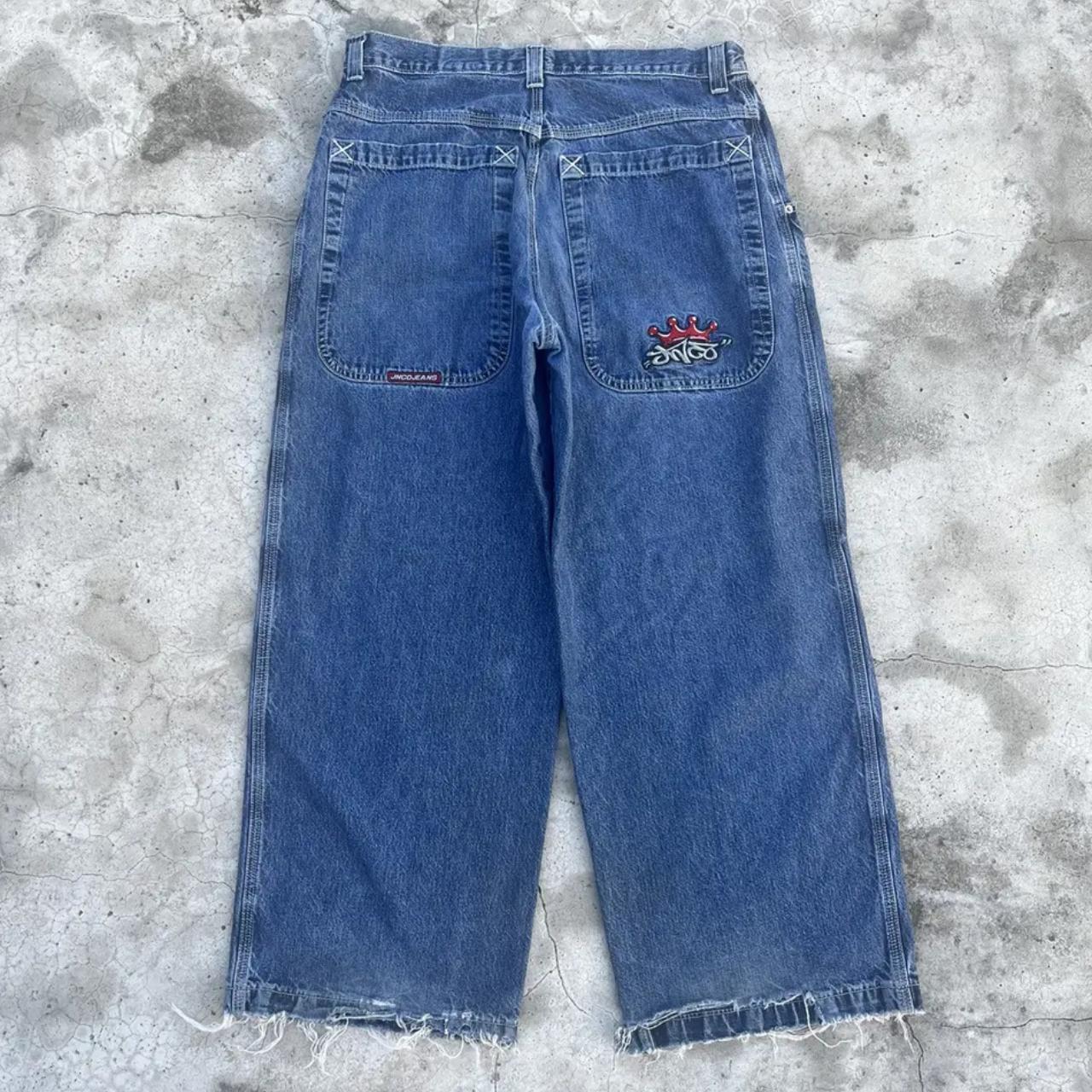 Vintage crown Jncos, really rare Size: 34x30 but... - Depop