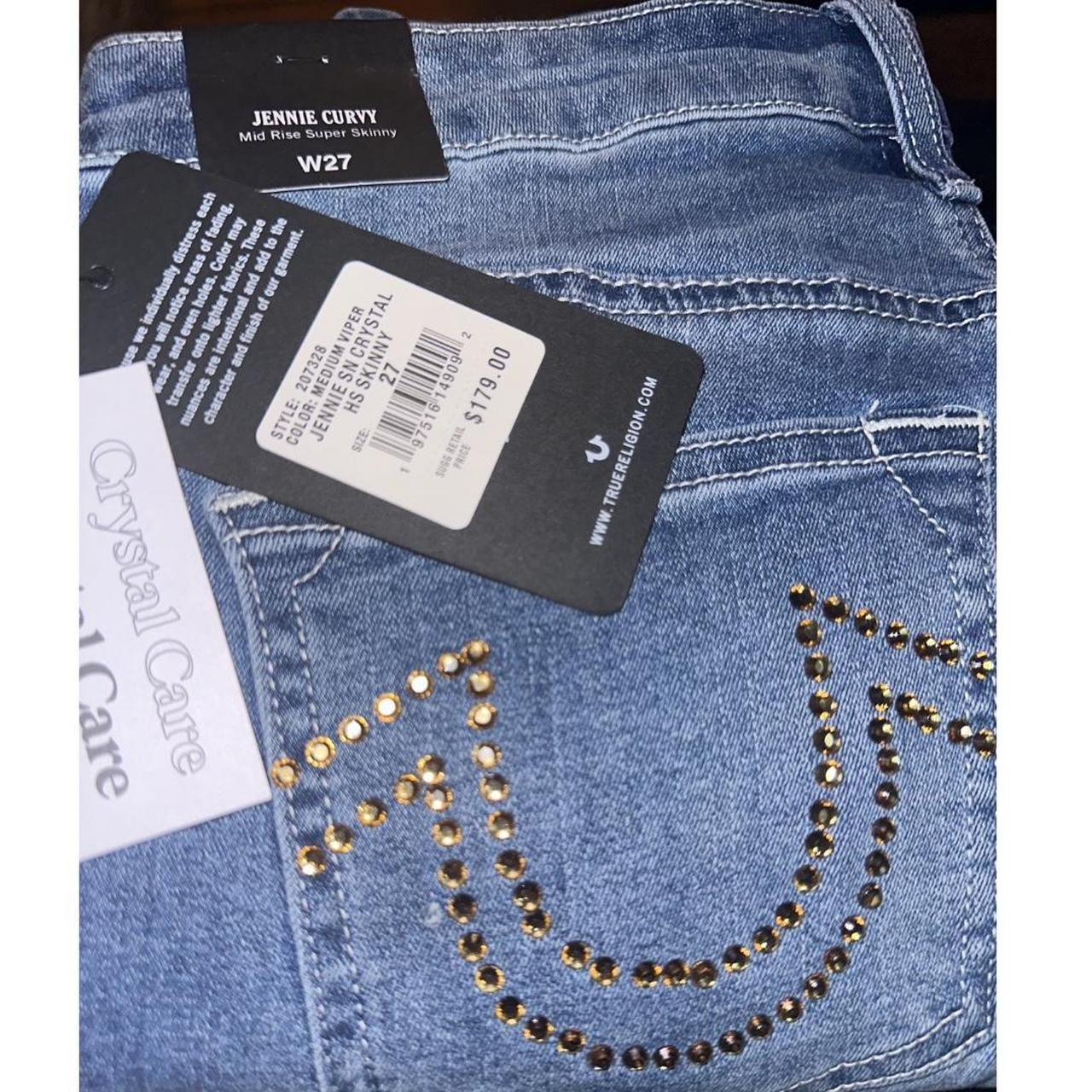 TRUE RELIGION women jeans Size W27 Brand New, Depop