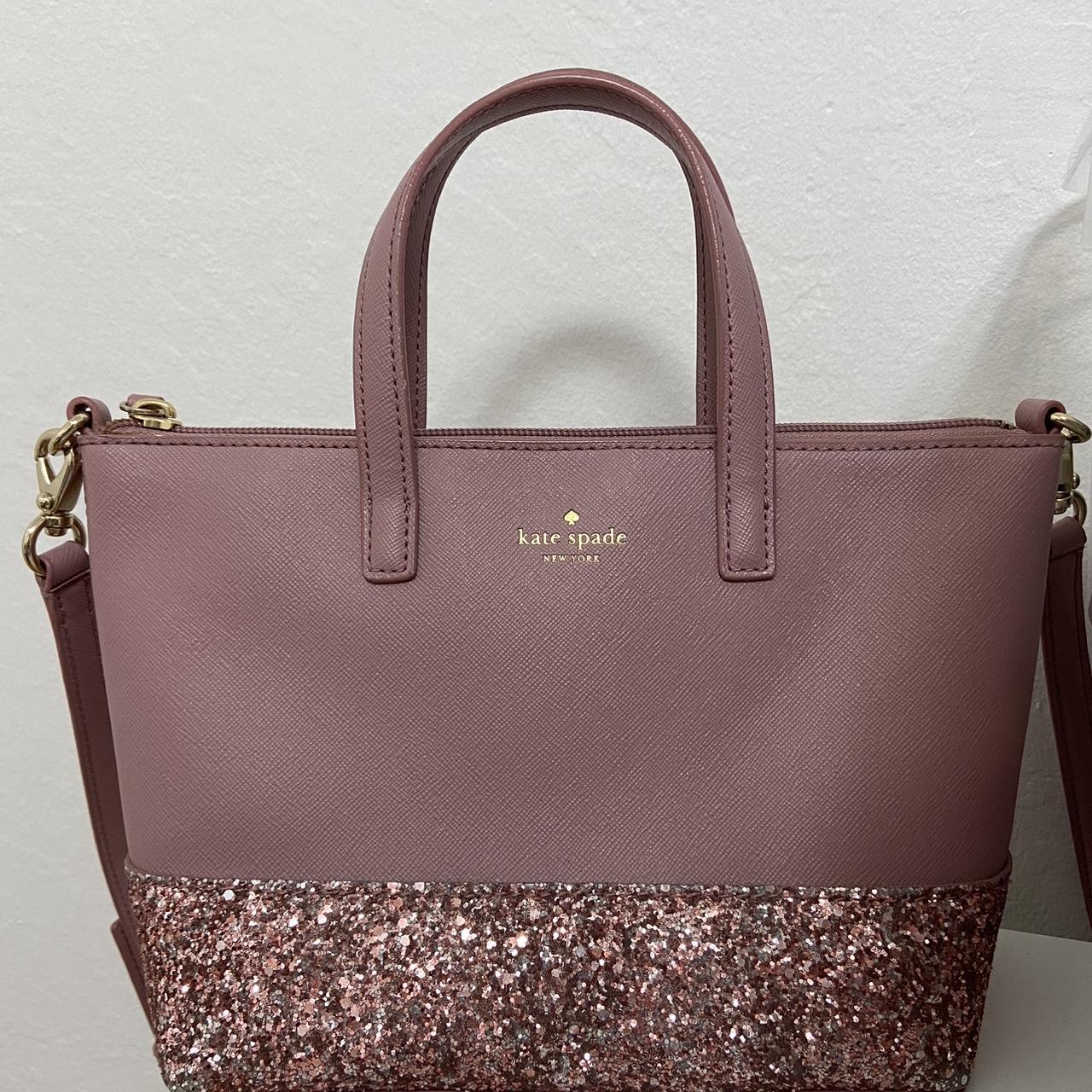 Kate spade sparkly pink purse new arrivals