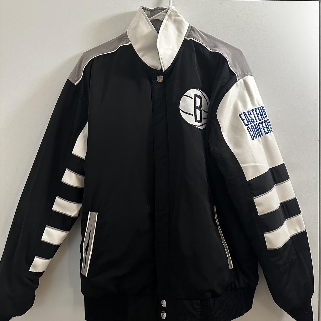 Brooklyn nets reversible offers jacket