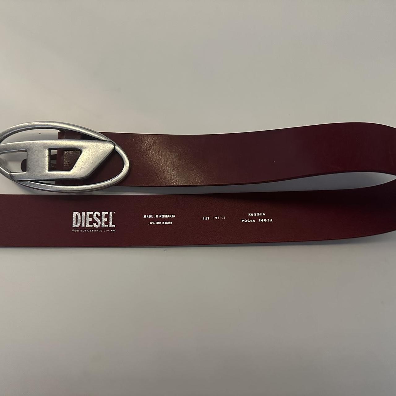 diesel belt leather