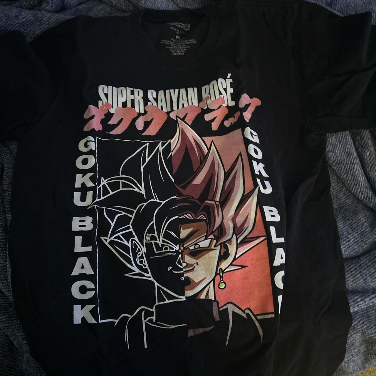 super saiyan rose goku black shirt Depop