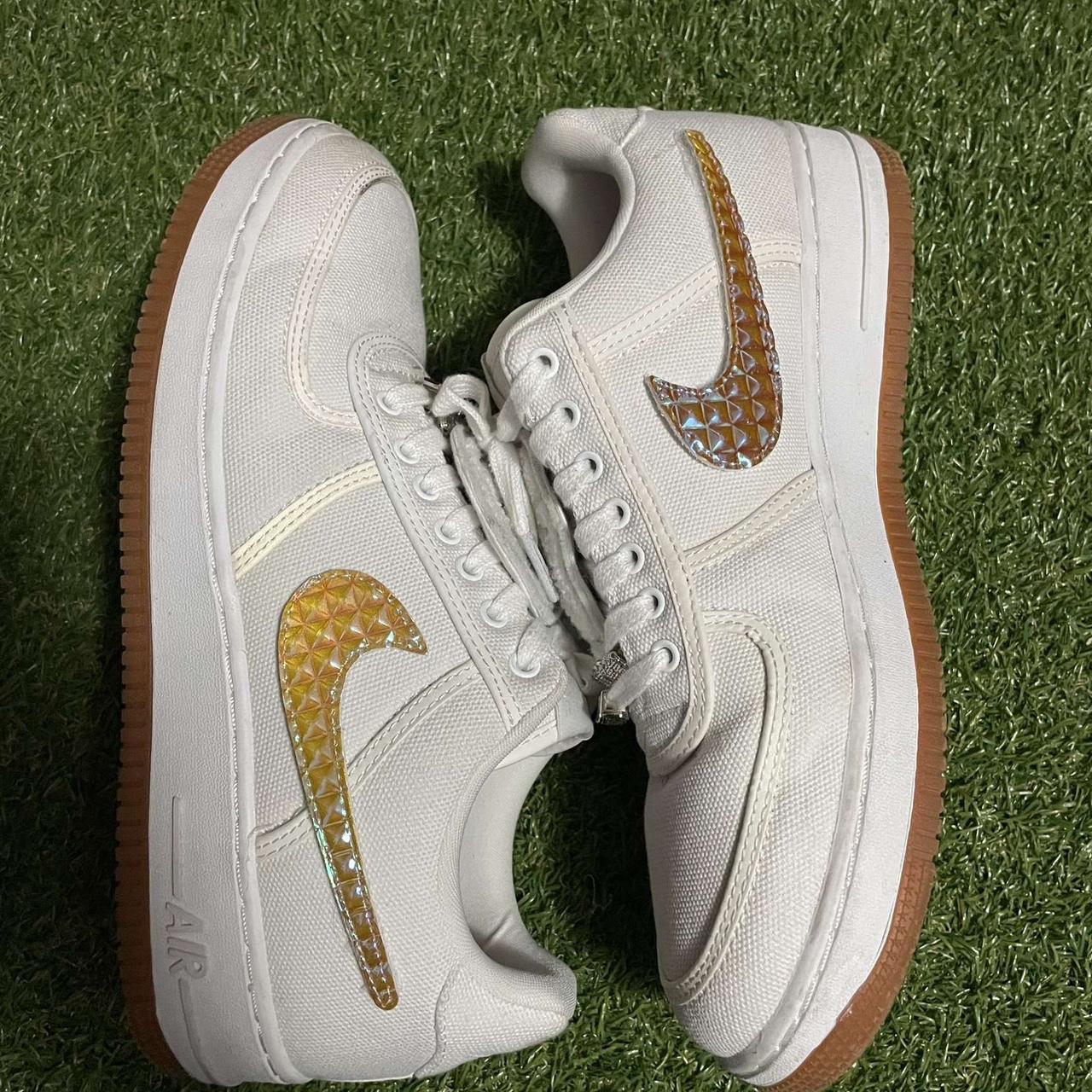 Nike Air Force 1 “Travis Scott (White)” Size 11... - Depop