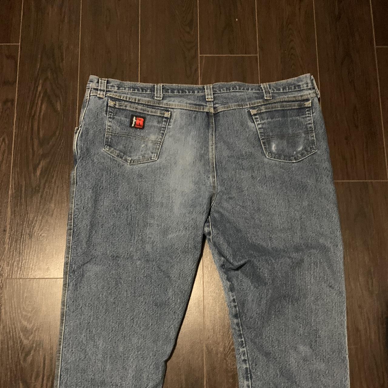 Baggy Wrangler Jeans / Size 50 Fits well with belt - Depop