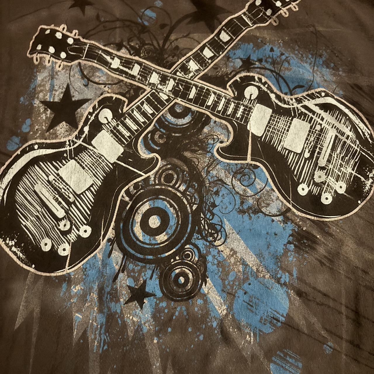 【特別送料無料！】 Heavy Top Y2K Guitar Depop | graphic sleeve long graphic トップス