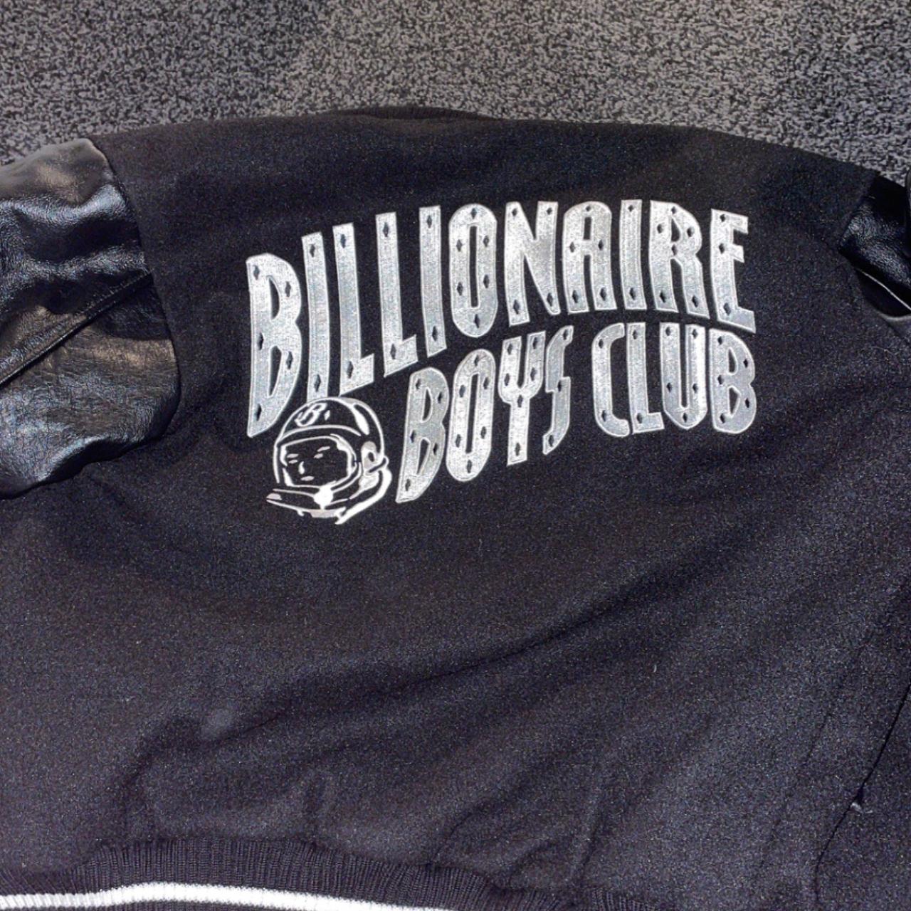 Billionaire boys club jacket black and white size... - Depop