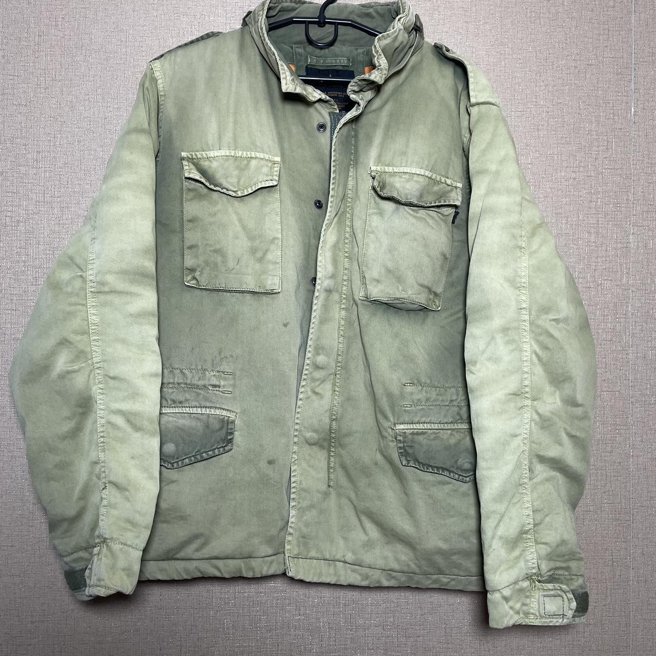 Alpha industries m65 khaki best sale