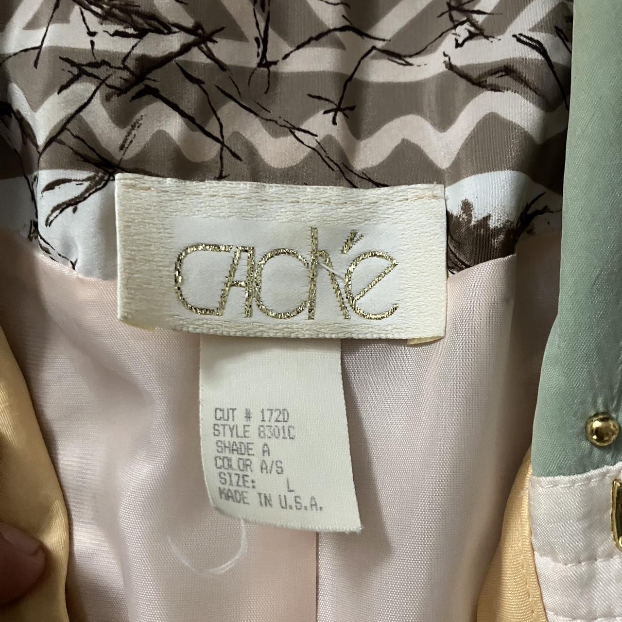 Cache Women's Vest - Multi - L – CACHE Beige Bead… - image 8