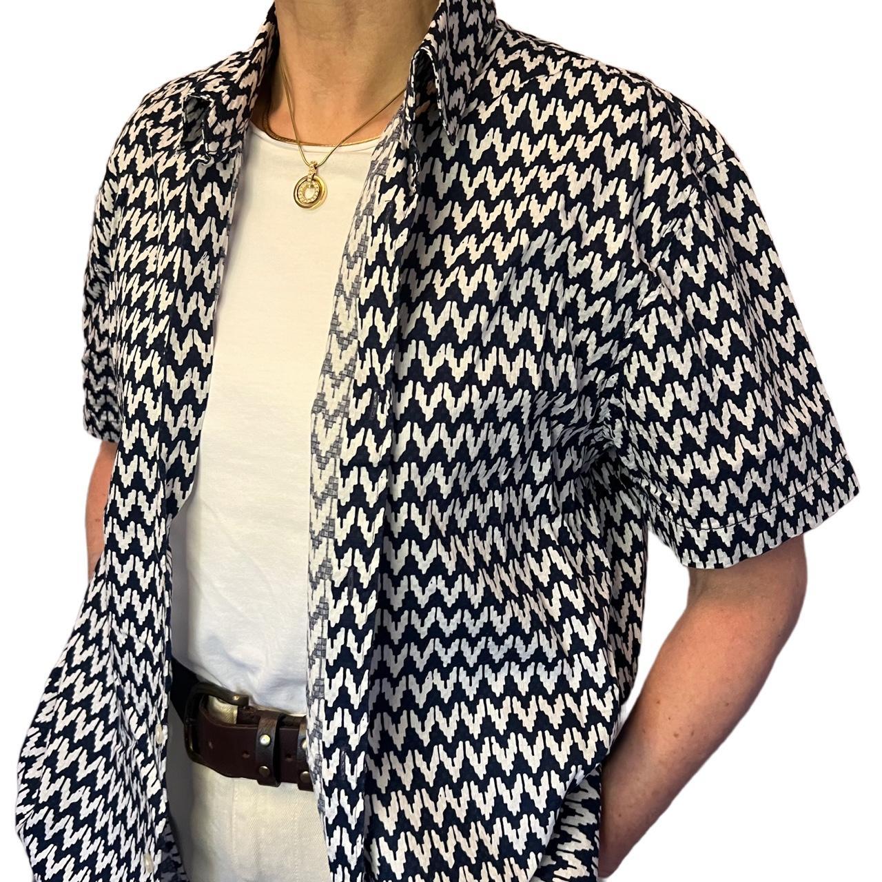 Funky Striped Edwin Shirt Size M Condition... Depop