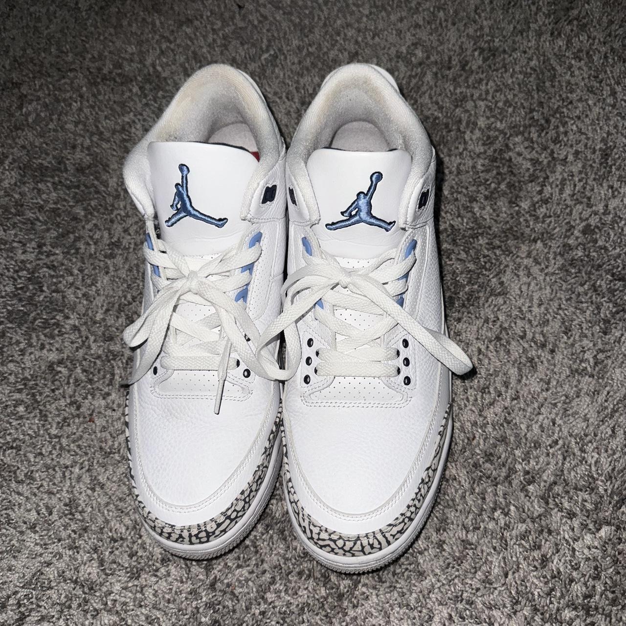 unc jordan 3 size 12