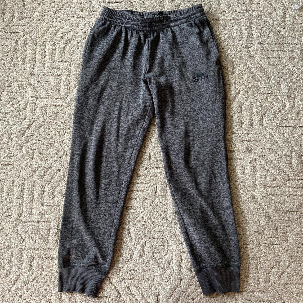 Small grey Adidas climawarm sweat pants. Runs short