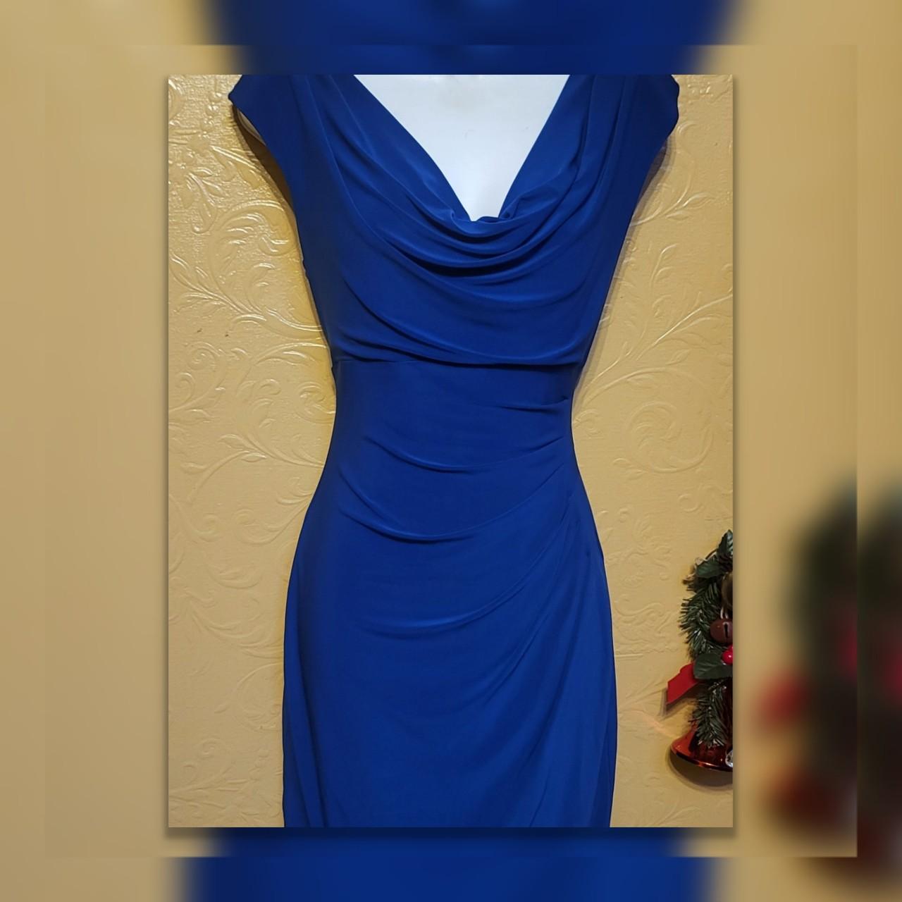 Ralph lauren cobalt blue dress hotsell