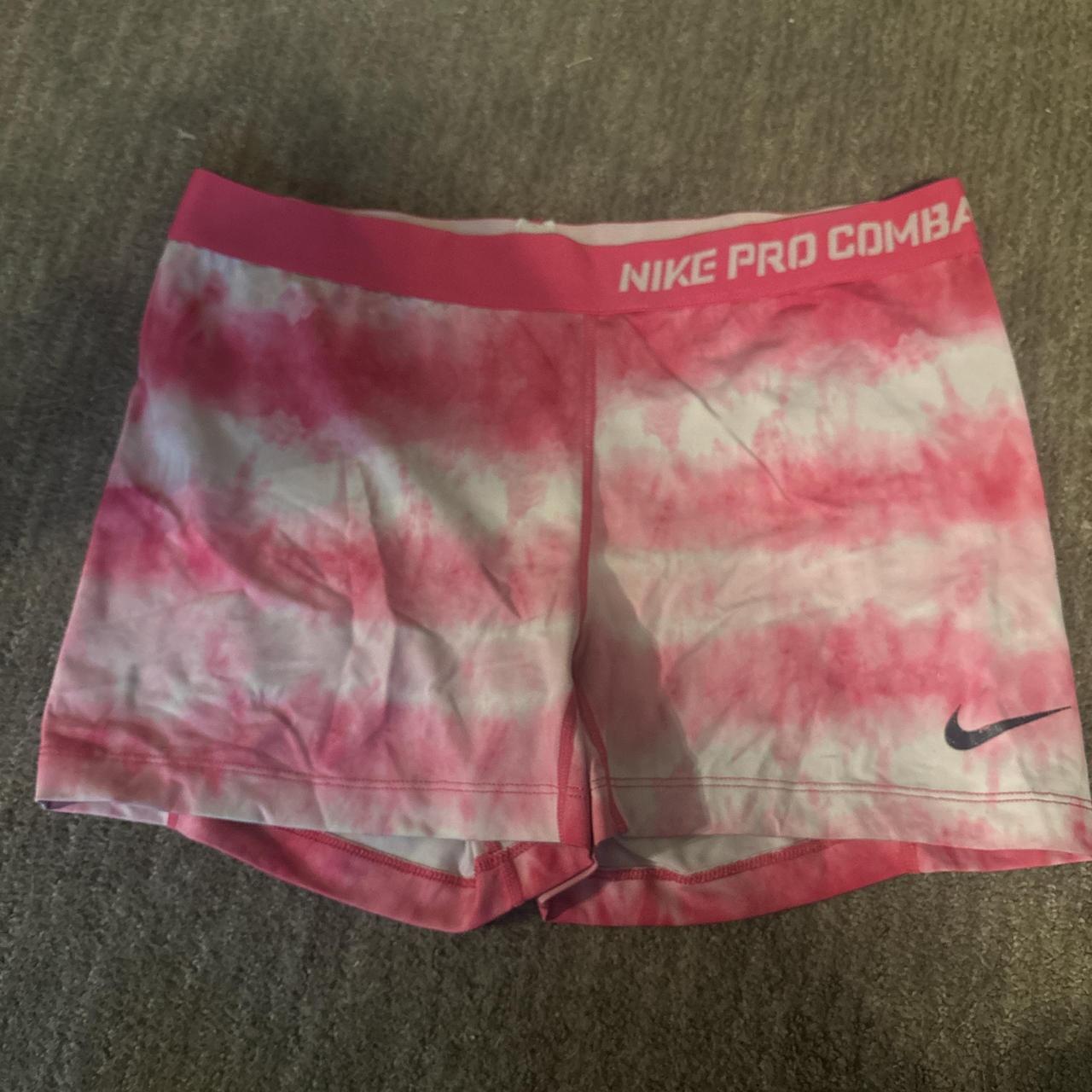 tie dye nike pro shorts