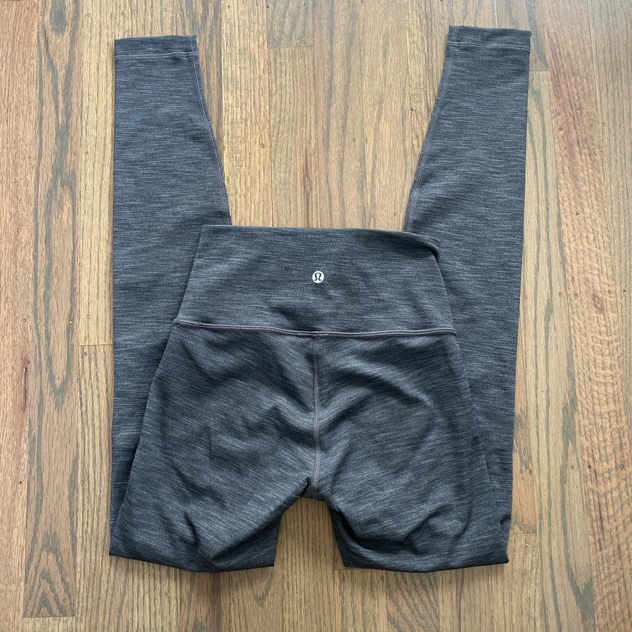 Lululemon Wunder Train High-Rise Tight 28 Color Heathered Graphite Grey  Size 6