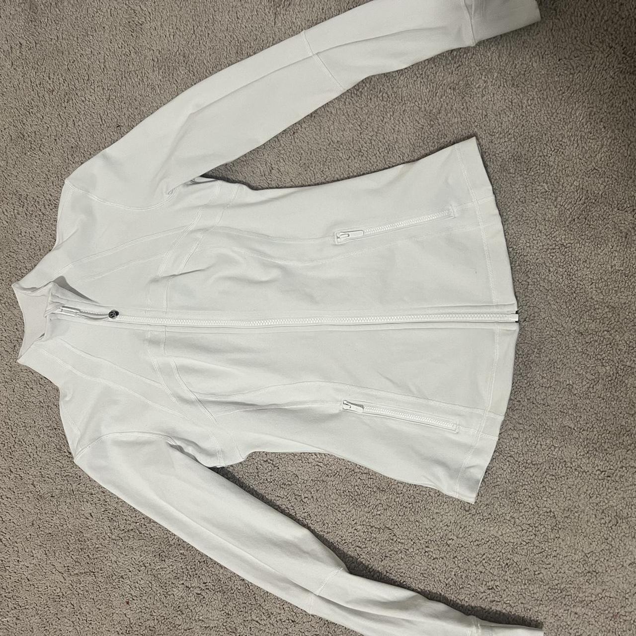 White Lululemon Define Jacket
