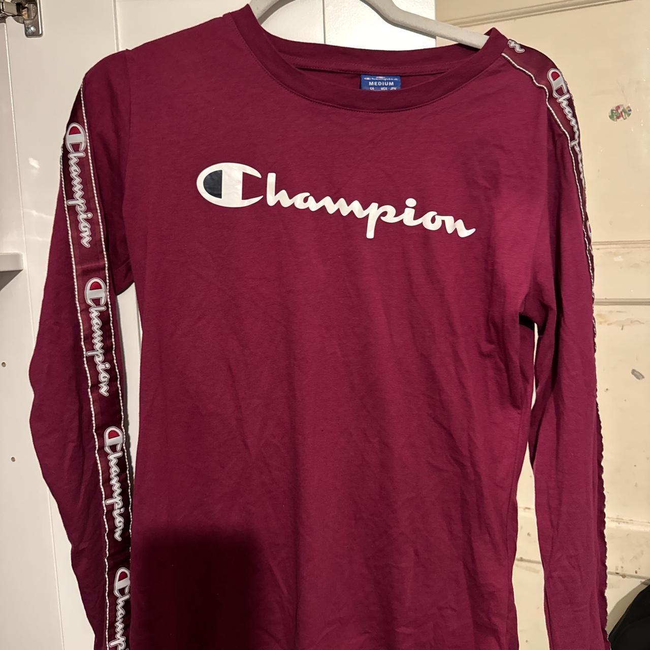 maroon champion long sleeve