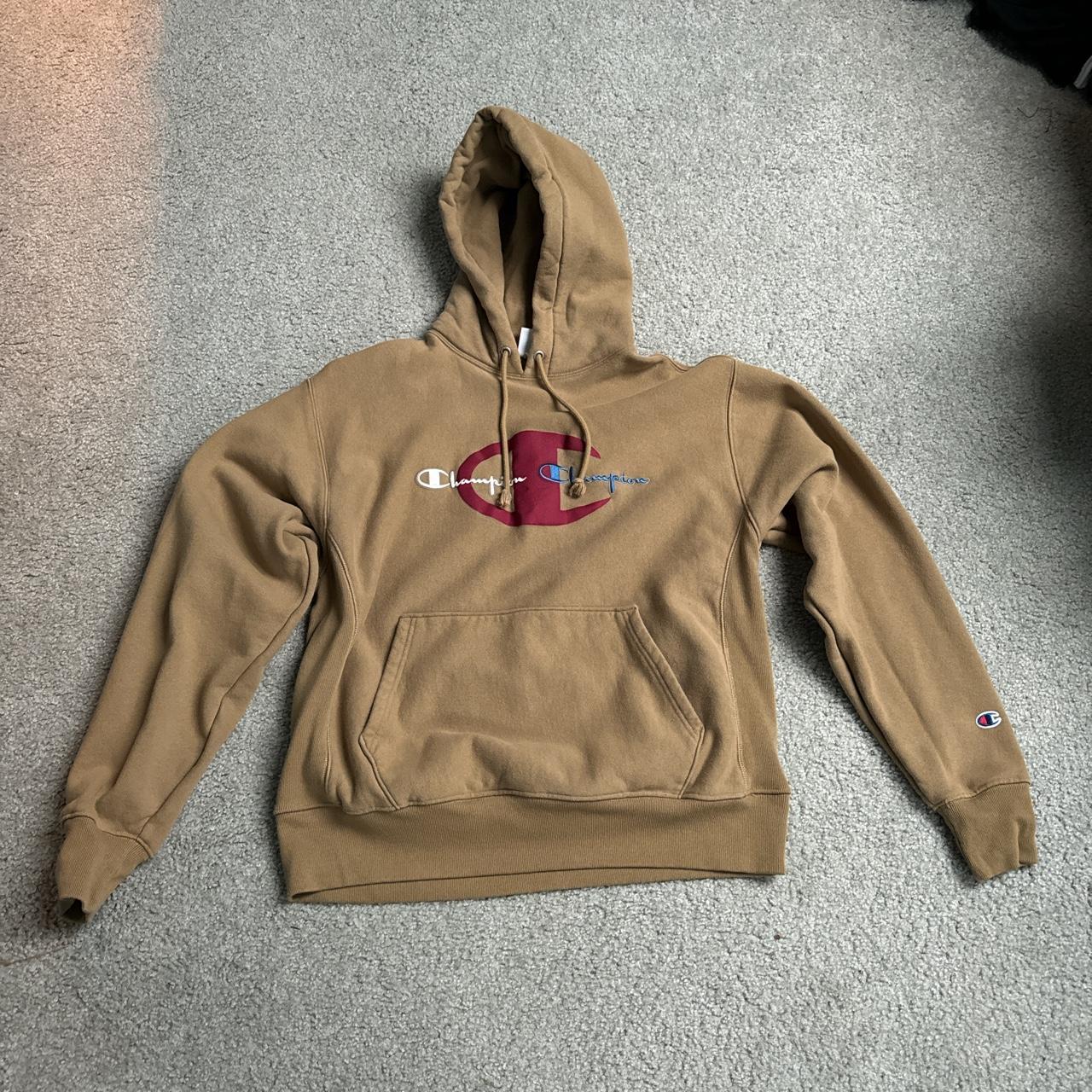 Light brown Large Champion hoodie Almost brand new