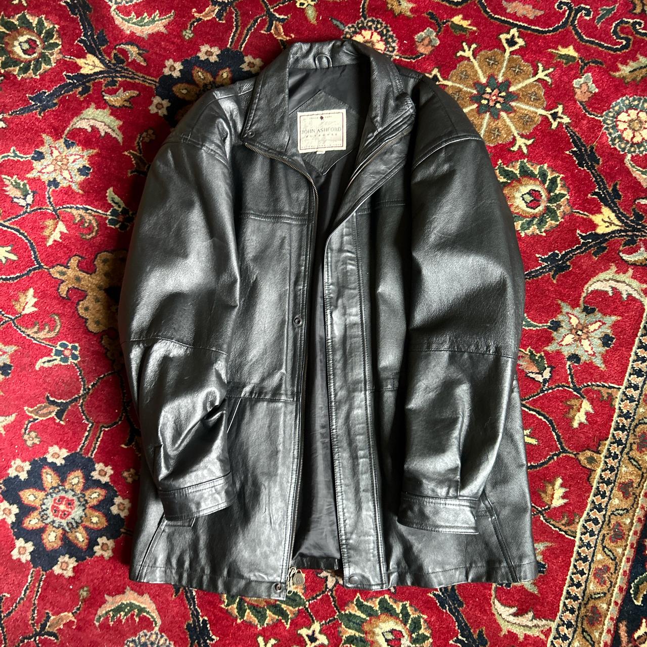 John ashford leather coat best sale