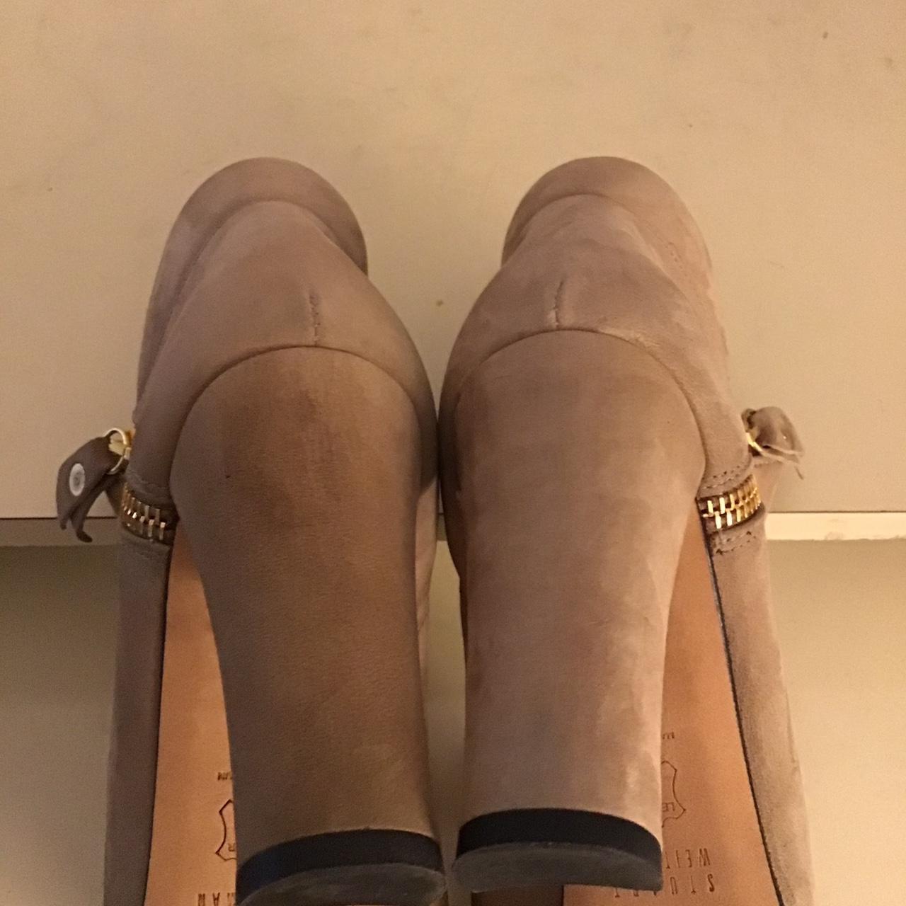 stuart weitzman boots tan