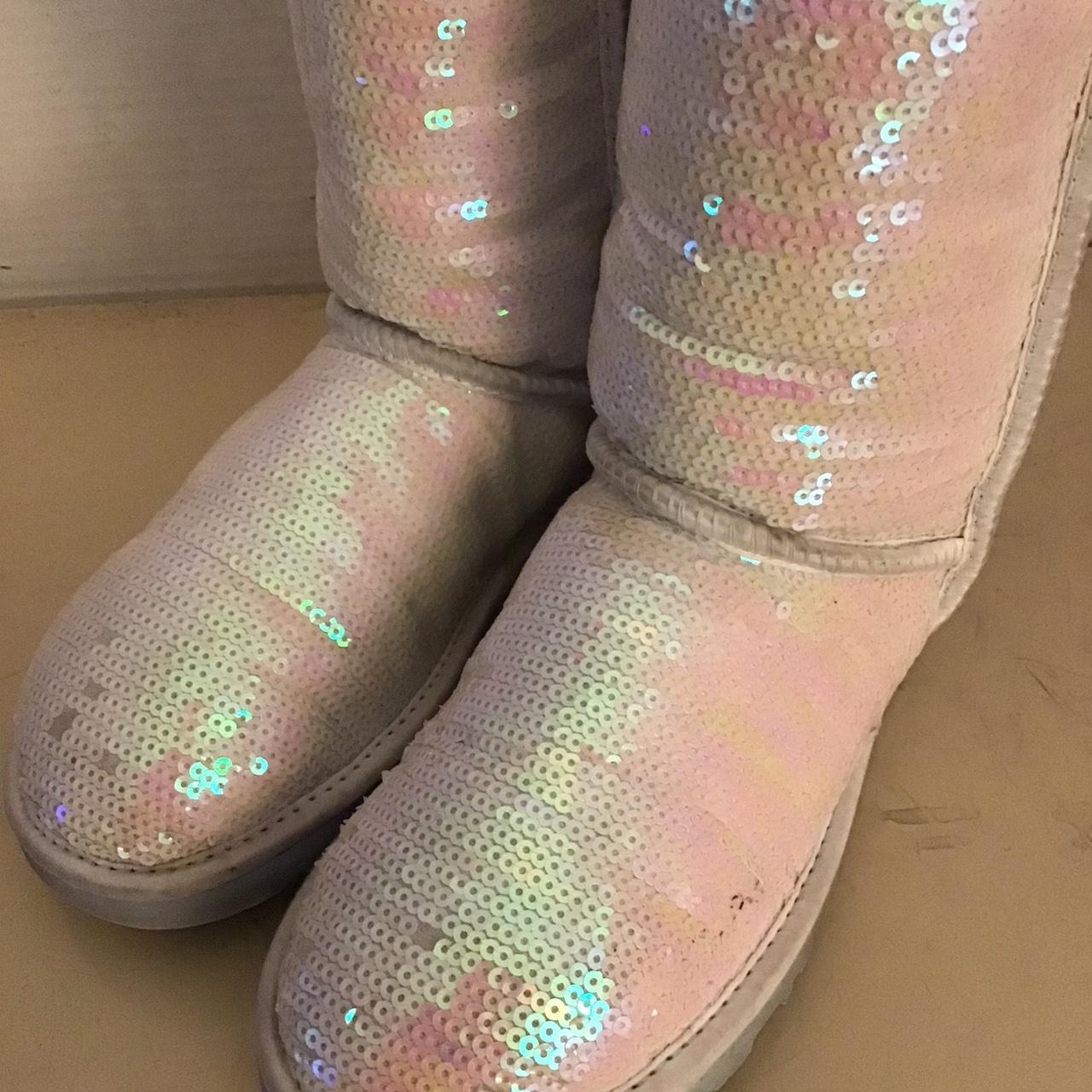 Pink sequin Ugg boots sale