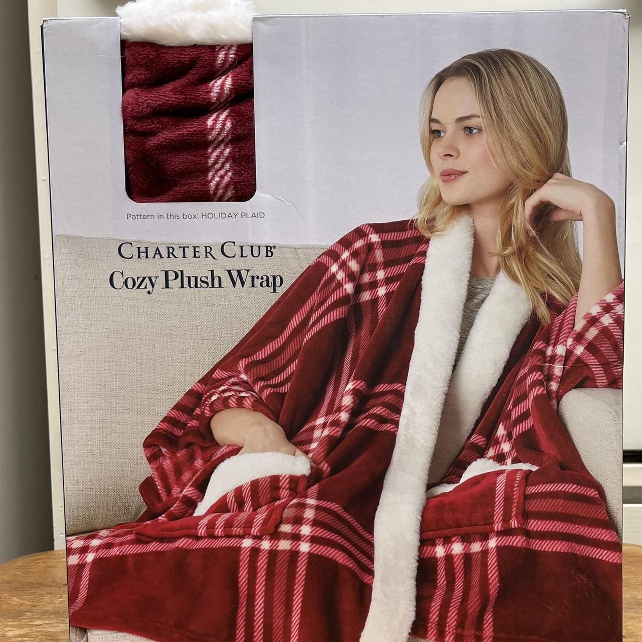 Charter club discount cozy plush throw