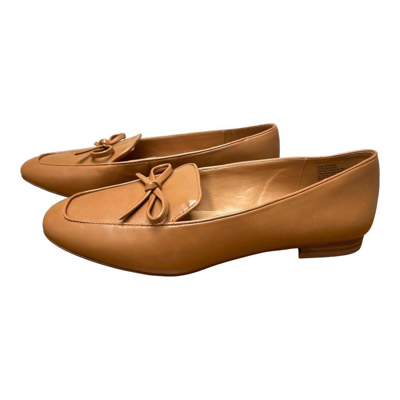 NWT Crew Bow Tan Loafers BJ247