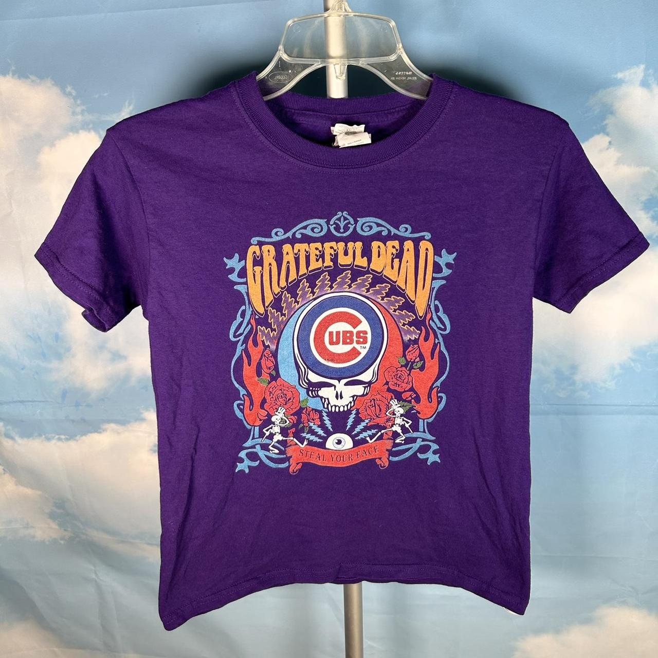 Chicago Cubs Grateful Dead Steal Your Face Shirt - High-Quality