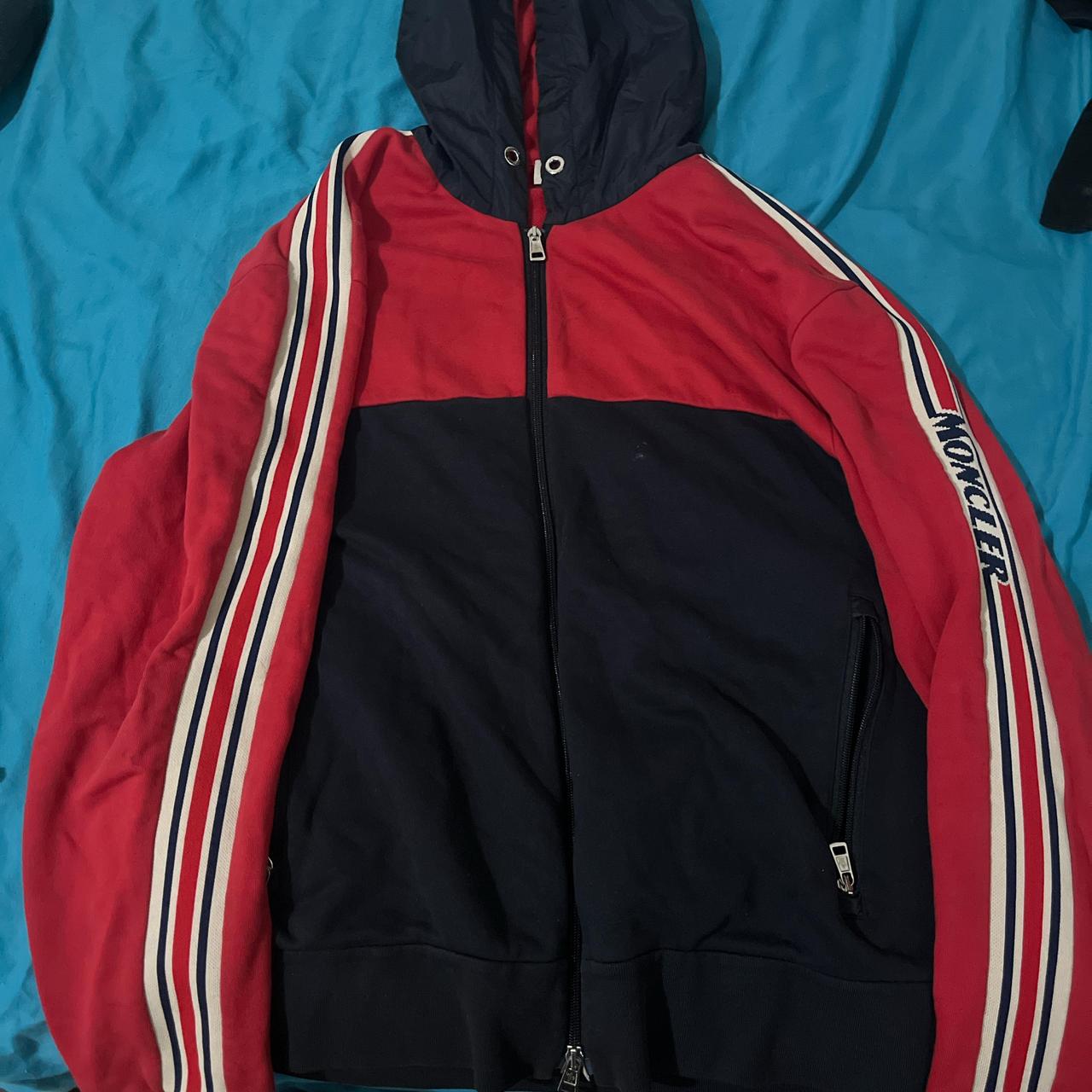 Moncler Sweatshirt Black - Red outlet Size L/XL