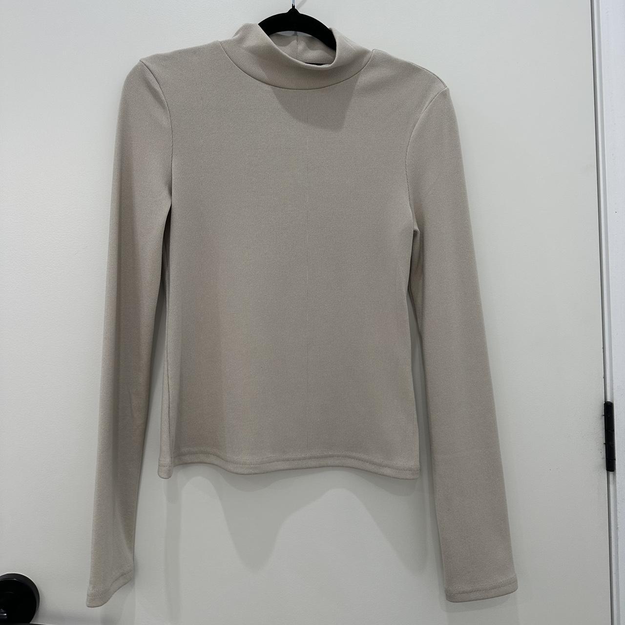 Universal beige long sleeve turtle neck - Depop